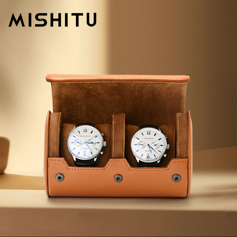 Watch Display Box - MISHITU 1/2/3-slot montre stockage rouleau sac