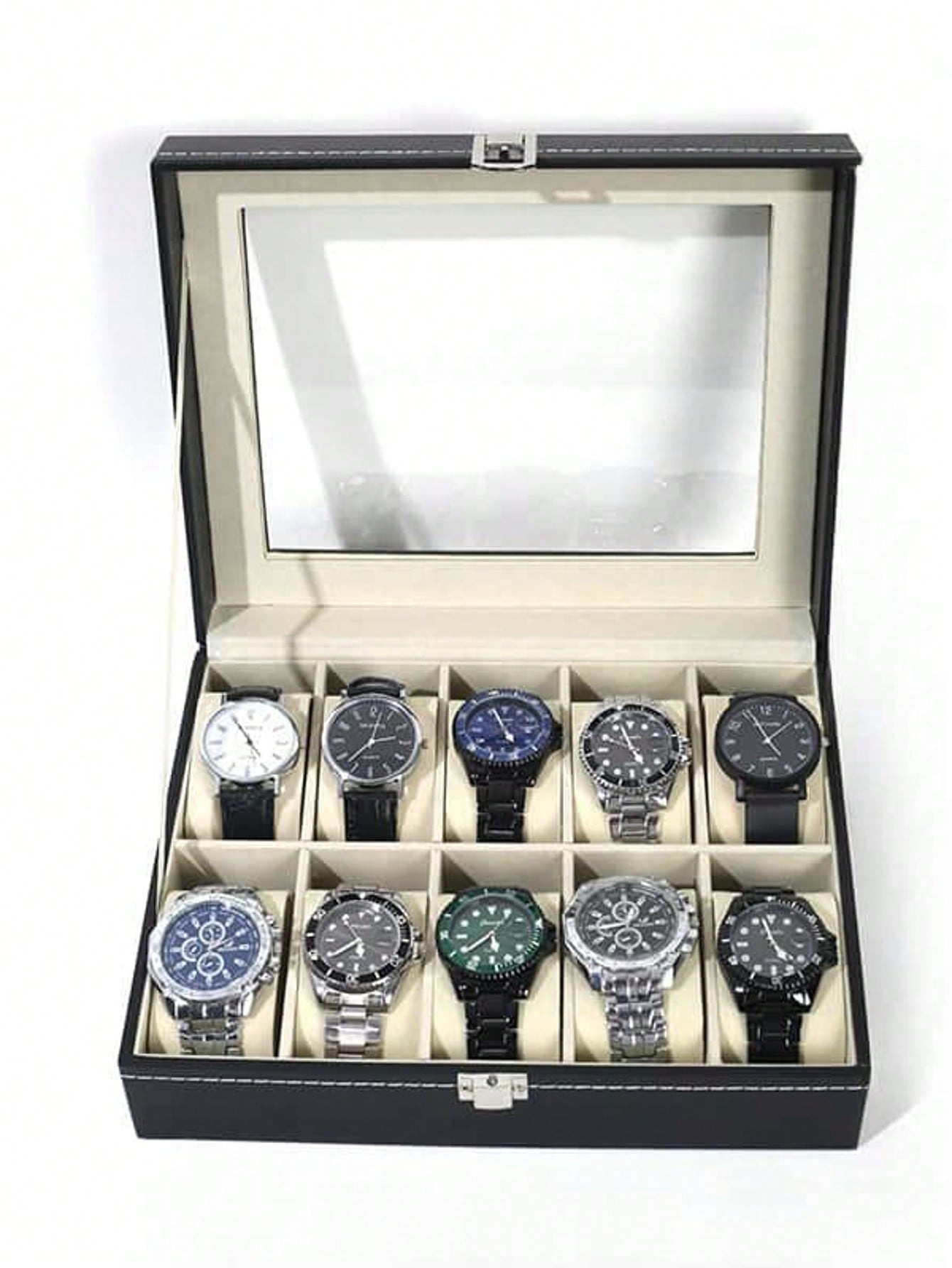 Watch Display Box - Boîte à montres en cuir avec