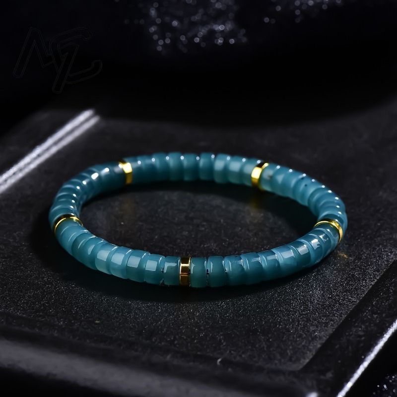 Jewelry & Watches Spółka Z Ograniczoną Odpowiedzialnością Sp Z Oo - Bracelet de perles d'abacus en jadéite