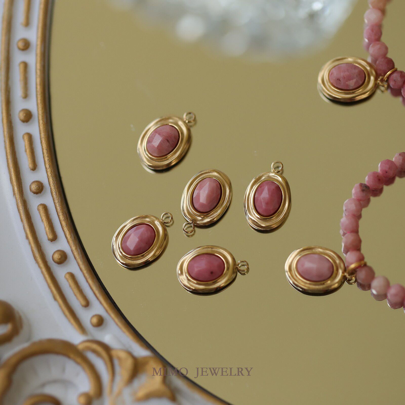 Rose Gold Bracelet - 1 pièce de breloques en acier