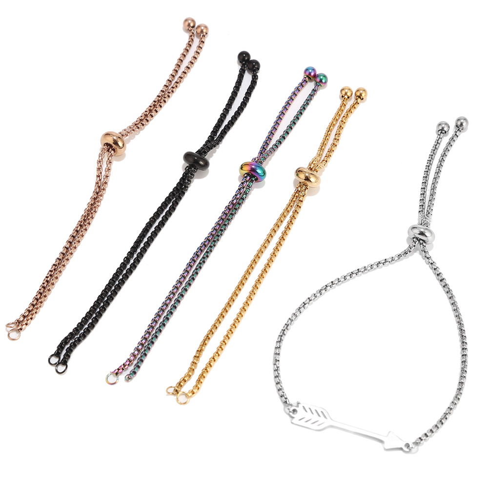 Bracelets coulissants en acier - Rose Gold Bracelet avis et prix