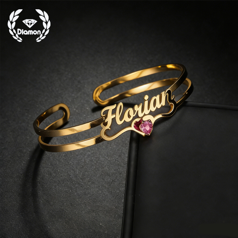 Diamon – Bracelet en pierre de - Cuff Bangle Bracelet avis et prix