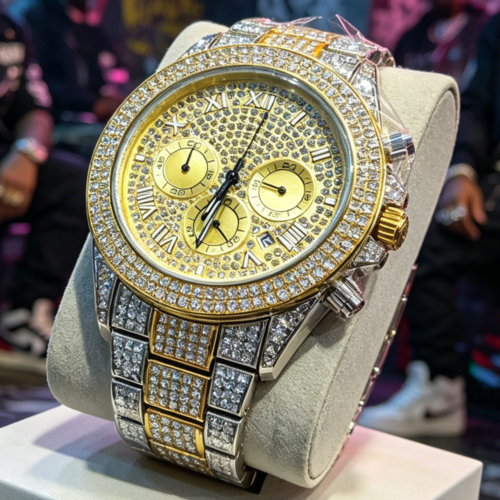 Montre Quartz Homme Hip Hop Bl - Jewelry Watches Brands avis et prix