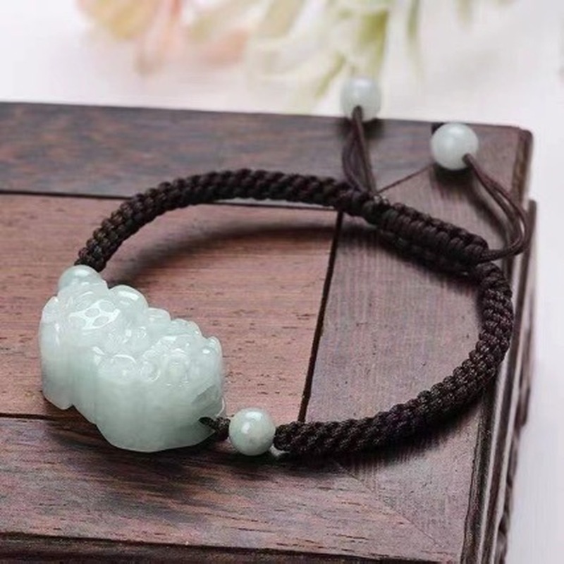 Bracelet Pixiu en jadéite natu - Jewelry & Watches Spółka Z Ograniczoną Odpowiedzialnością Sp Z Oo avis et prix