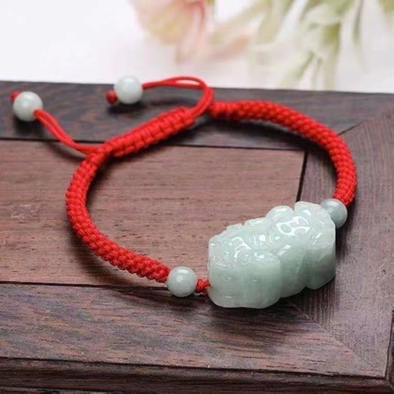 Bracelet Pixiu en jadéite natu - Jewelry & Watches Spółka Z Ograniczoną Odpowiedzialnością Sp Z Oo avis et prix