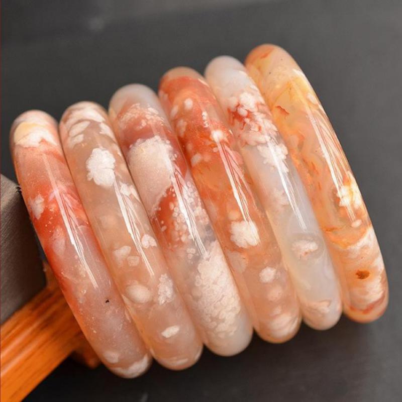 Bracelet en Agate Fleur pour F - Gemstone Bracelet Healing avis et prix