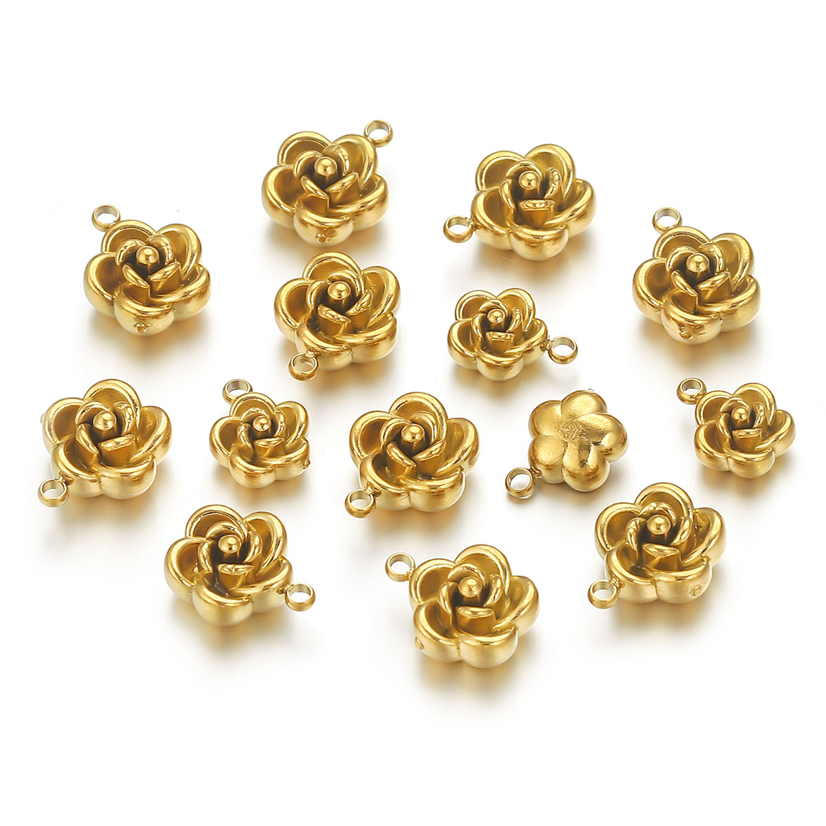 5 pièces 8/10mm en acier inoxy - Rose Gold Bracelet avis et prix