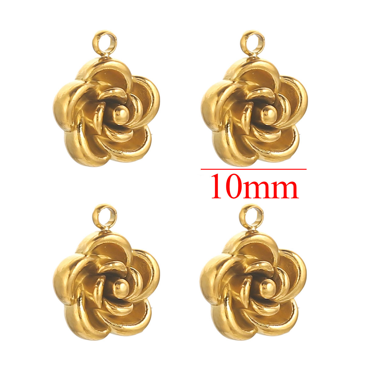 5 pièces 8/10mm en acier inoxy - Rose Gold Bracelet avis et prix
