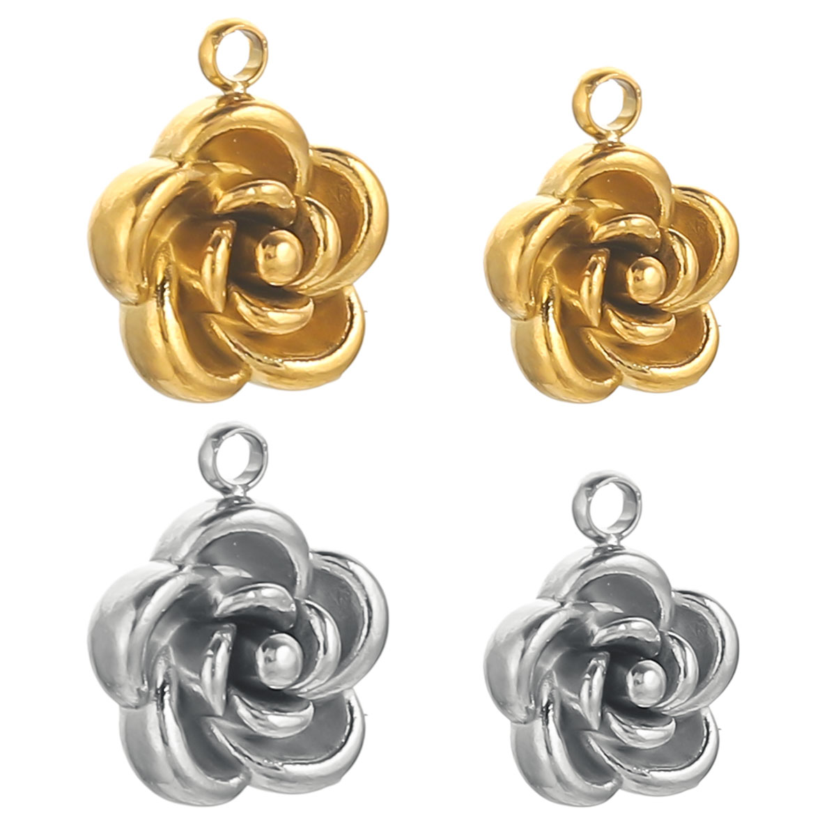 5 pièces 8/10mm en acier inoxy - Rose Gold Bracelet avis et prix