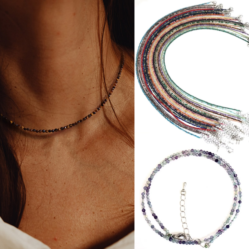 Collier de perles en pierre na - Gemstone Bracelet Healing avis et prix