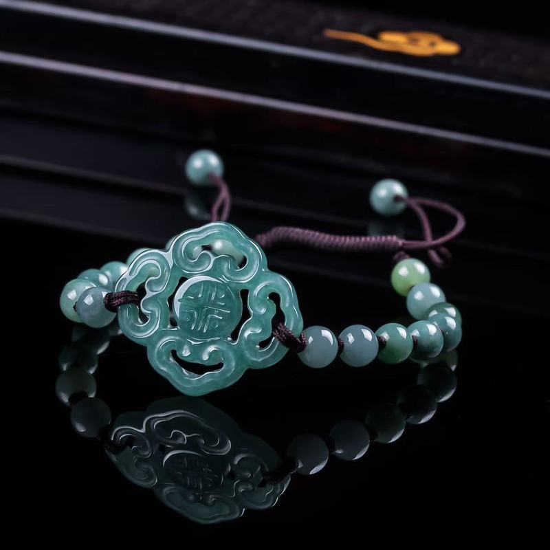Bracelet en jadéite naturelle  - Jewelry & Watches Spółka Z Ograniczoną Odpowiedzialnością Sp Z Oo avis et prix
