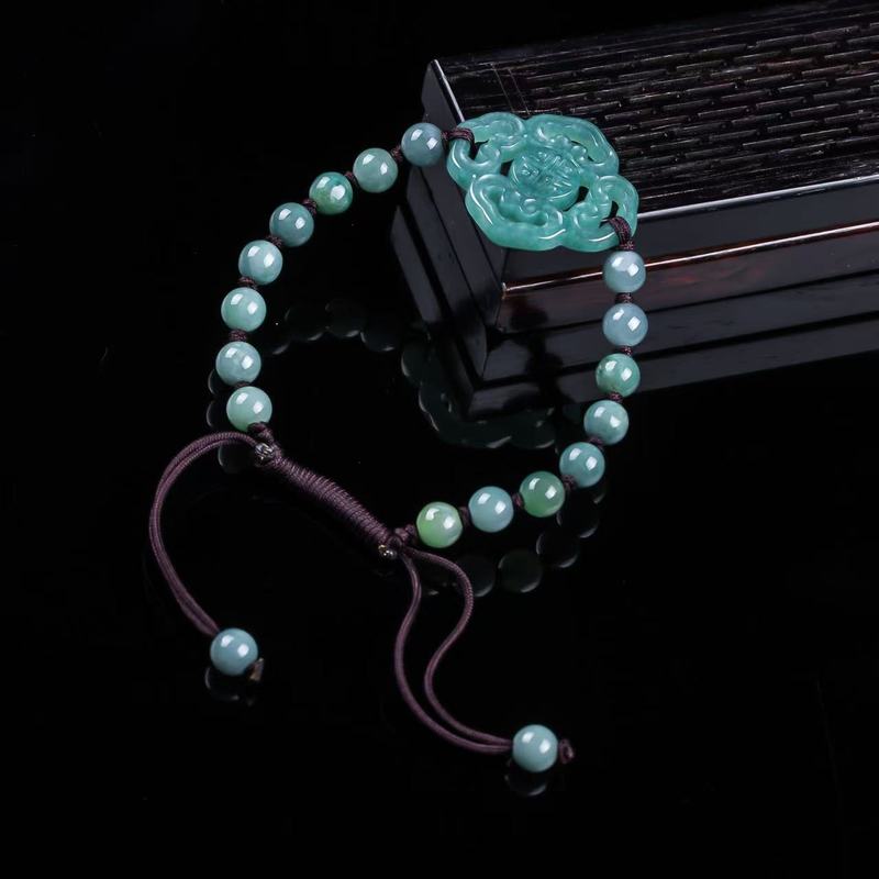 Bracelet en jadéite naturelle  - Jewelry & Watches Spółka Z Ograniczoną Odpowiedzialnością Sp Z Oo avis et prix