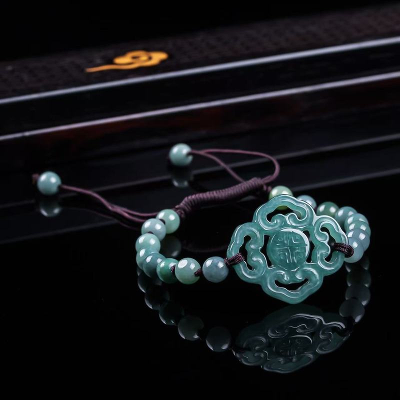 Bracelet en jadéite naturelle  - Jewelry & Watches Spółka Z Ograniczoną Odpowiedzialnością Sp Z Oo avis et prix