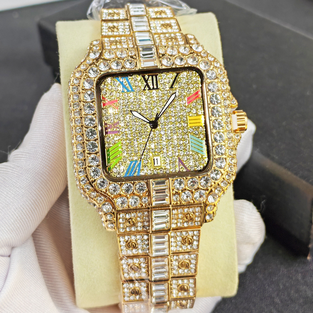 Montre Homme Entièrement Serti - Jewelry Watches Brands avis et prix
