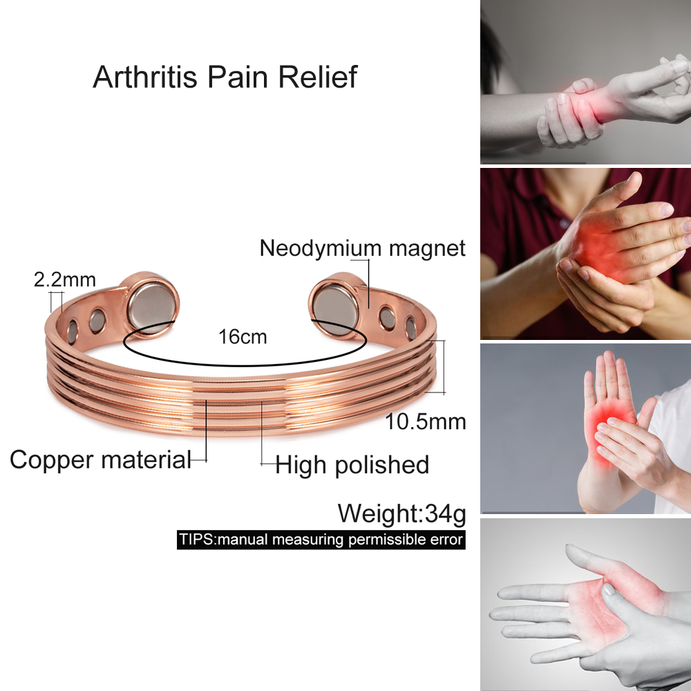 Bracelets en cuivre pur person - Rose Gold Bracelet avis et prix