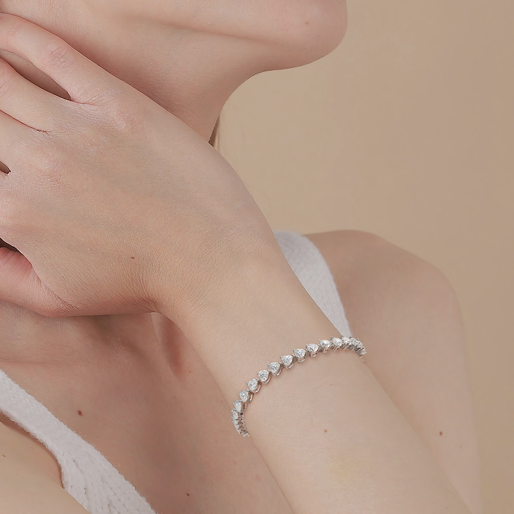 Bracelet tennis en moissanite  - Fine Jewelry Watches Women avis et prix