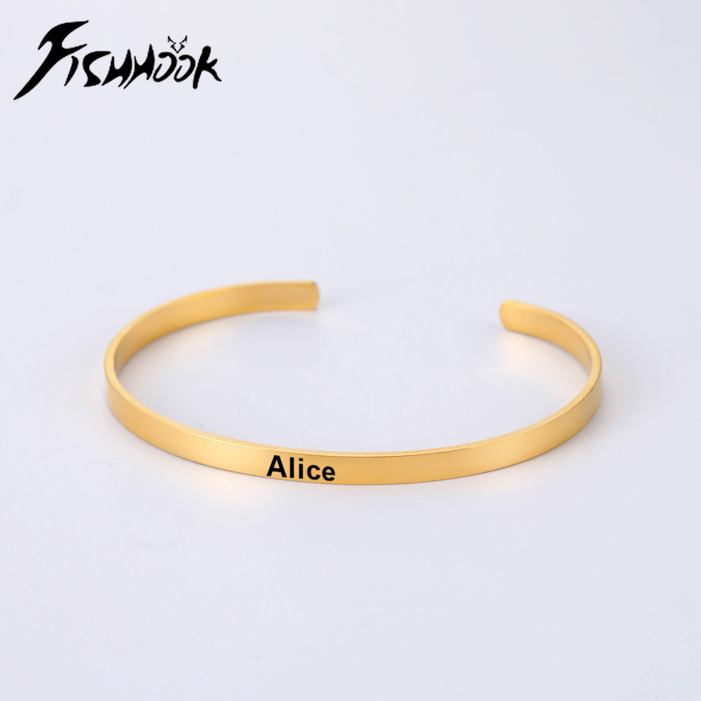 Bracelet personnalisé avec nom - Rose Gold Bracelet avis et prix