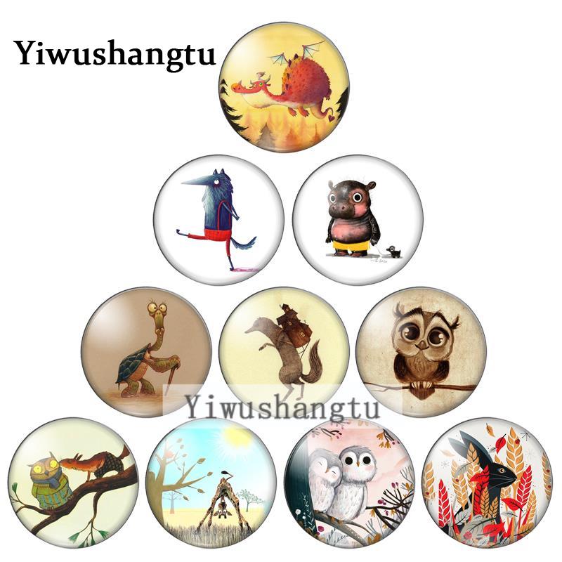 Happy animals – cabochon rond  - Paradise Jewelry & Watches Llc Miami Photos avis et prix