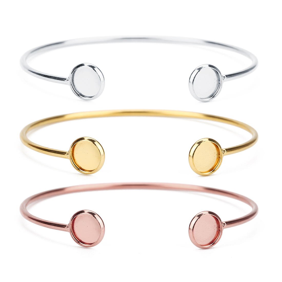 Base de Bracelet en acier inox - Cuff Bangle Bracelet avis et prix