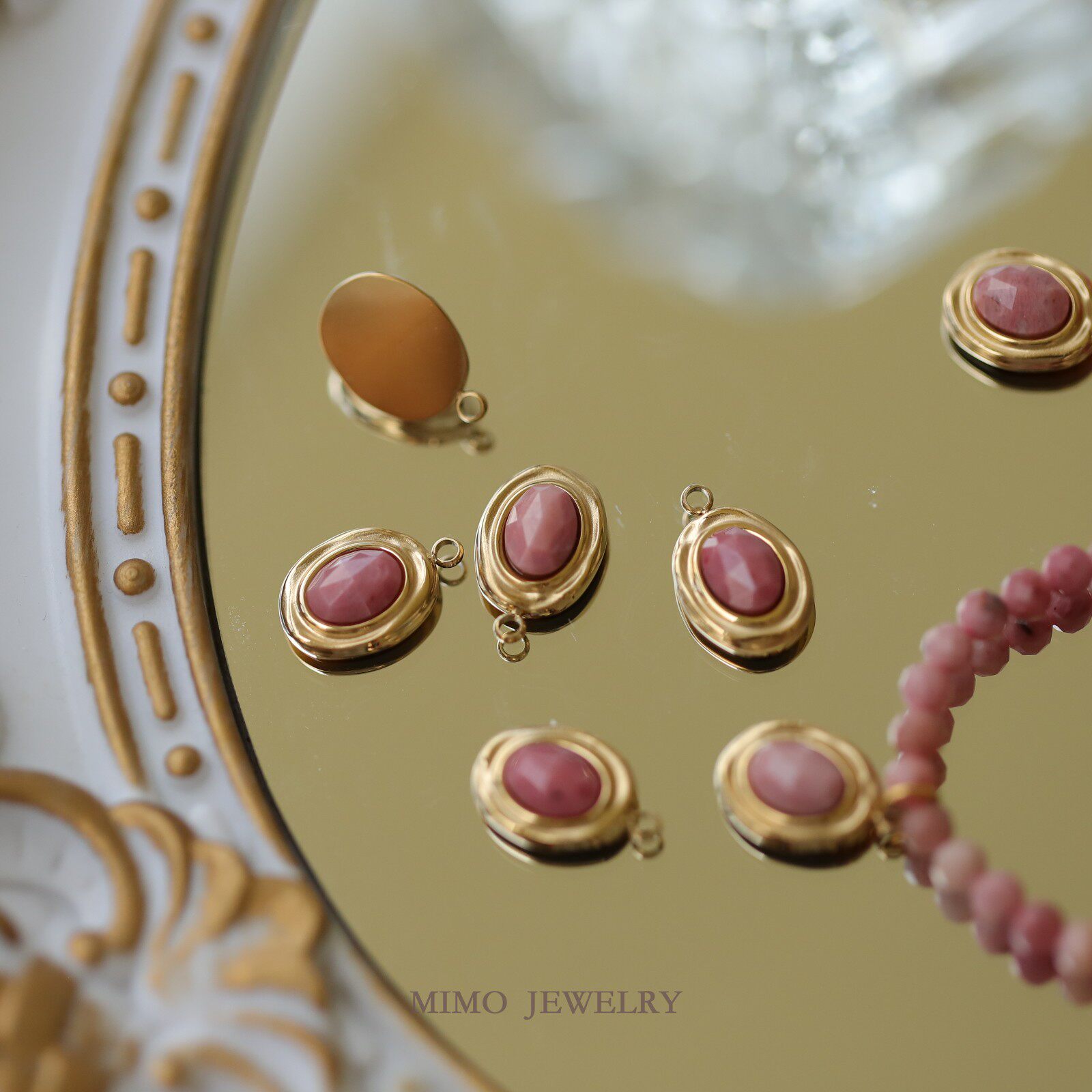 1 pièce de breloques en acier  - Rose Gold Bracelet avis et prix
