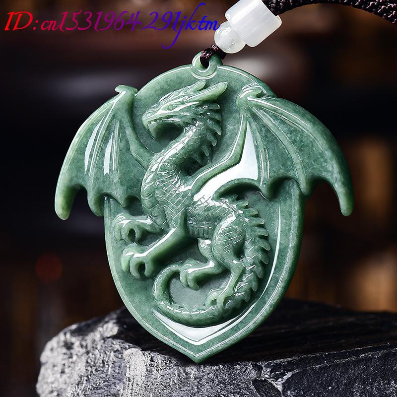 Collier pendentif Dragon en ja - Jewelry & Watches Spółka Z Ograniczoną Odpowiedzialnością Sp Z Oo avis et prix