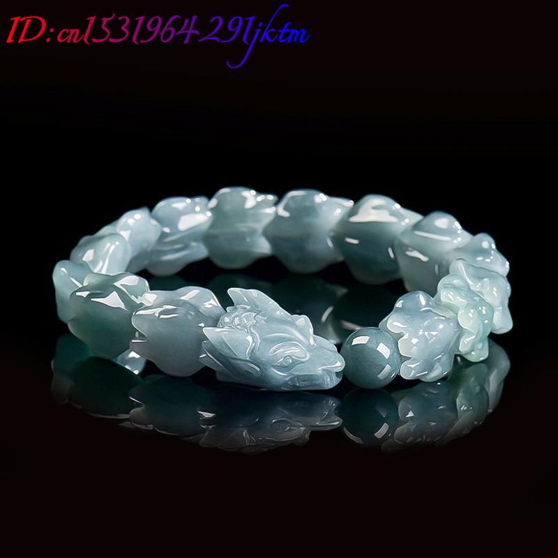 Bracelet Dragon en Jadeite Bir - Jewelry & Watches Spółka Z Ograniczoną Odpowiedzialnością Sp Z Oo avis et prix