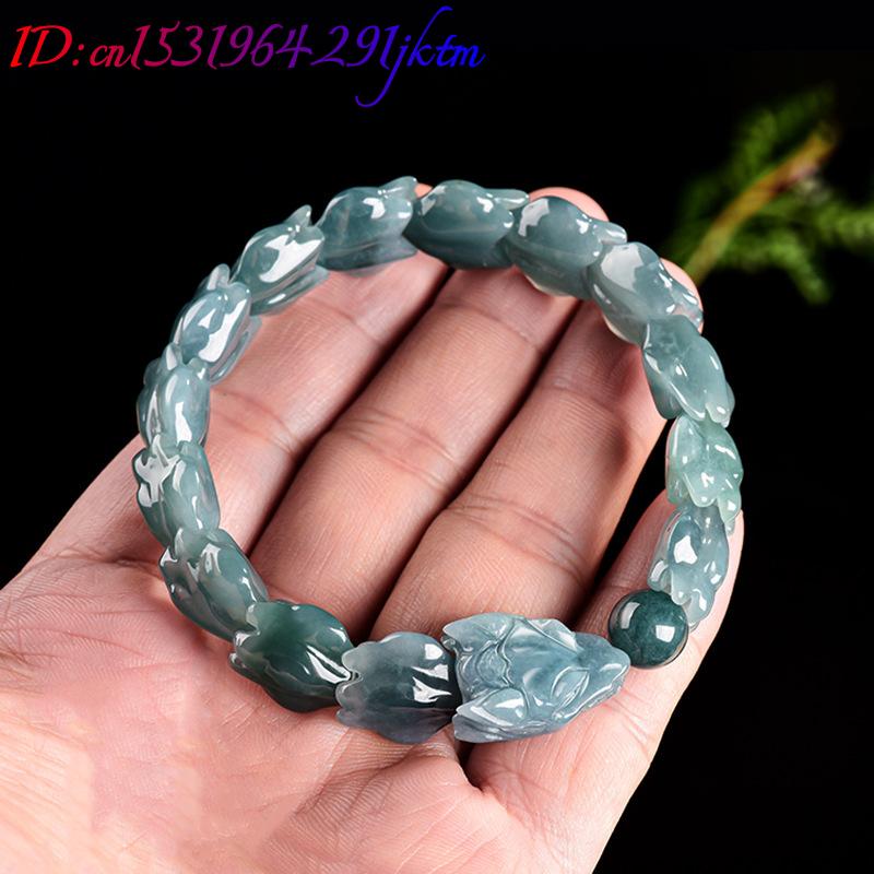 Bracelet Dragon en Jadeite Bir - Jewelry & Watches Spółka Z Ograniczoną Odpowiedzialnością Sp Z Oo avis et prix