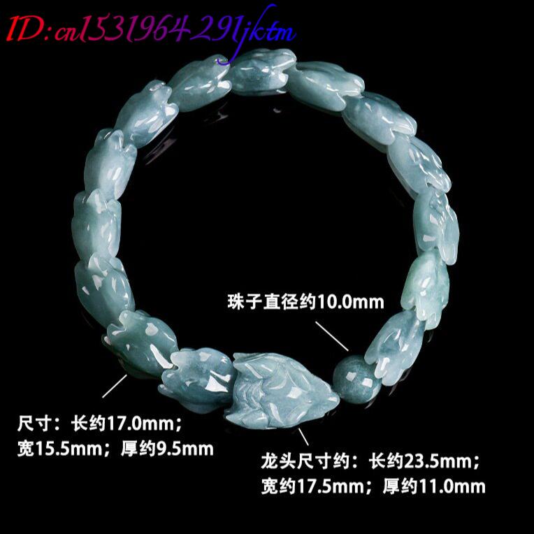 Bracelet Dragon en Jadeite Bir - Jewelry & Watches Spółka Z Ograniczoną Odpowiedzialnością Sp Z Oo avis et prix