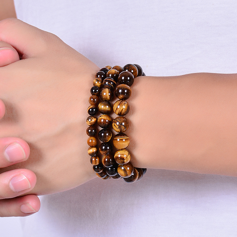 Bracelets œil de tigre pour ho - Gemstone Bracelet Healing avis et prix