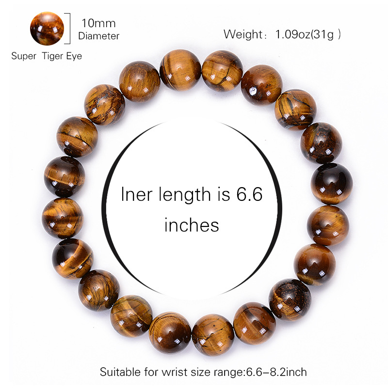 Bracelets œil de tigre pour ho - Gemstone Bracelet Healing avis et prix
