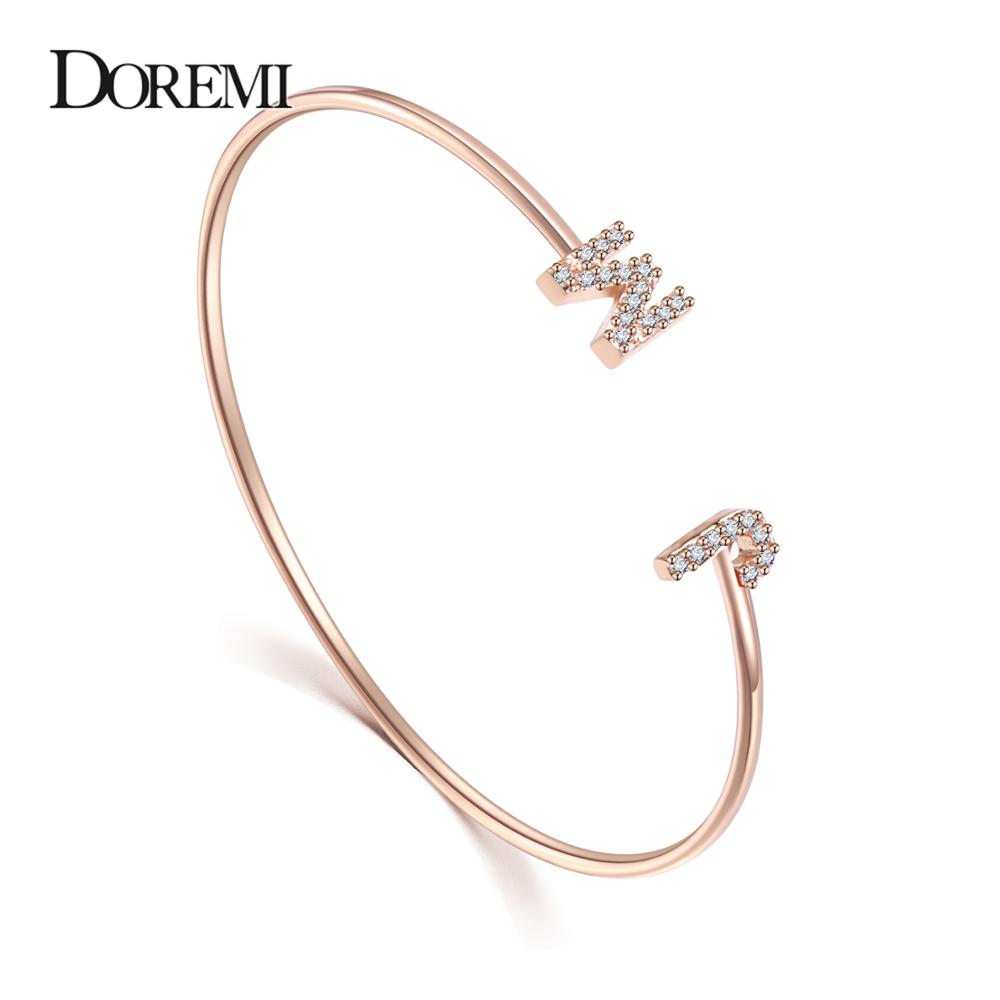 DOREMI – Bracelet avec lettres - Cuff Bangle Bracelet avis et prix